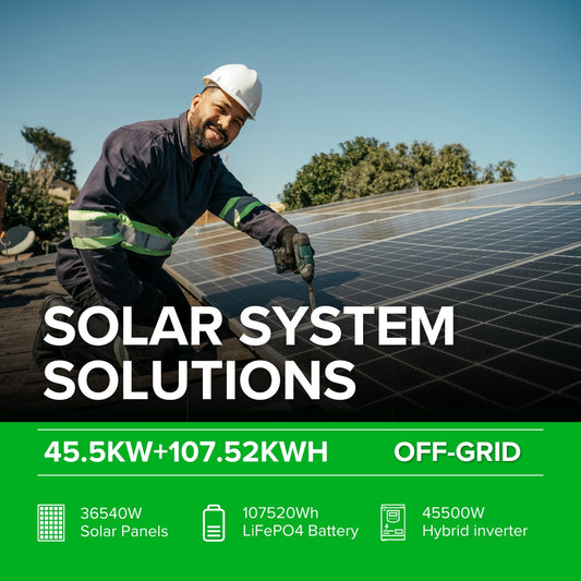 45.5KW+107.52KWH Solar System Solutions - IPV Solar